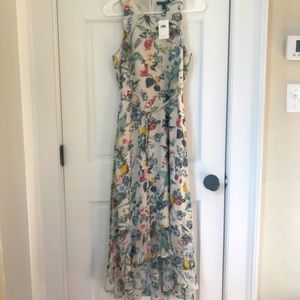Banana Republic Floral High Low dress - size 2